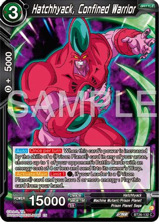 Hatchhyack, Confined Warrior (BT26-132) - Ultimate Advent Foil