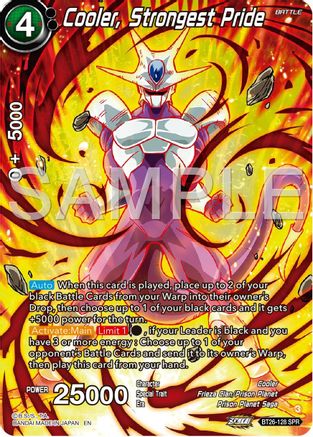 Cooler, Strongest Pride (SPR) (BT26-128) - Ultimate Advent Foil