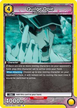 Quilge Opie (006) (UE01BT/BLC-1-006) - UE01BT BLEACH ThousandYear Blood War Foil