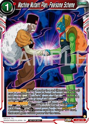 Machine Mutant Plan, Fearsome Scheme (Zenkai Series Tournament Pack Vol.9) (P-627) - Promotion Cards