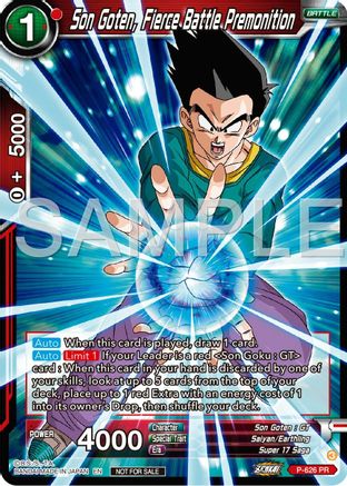 Son Goten, Fierce Battle Premonition (Zenkai Series Tournament Pack Vol.9) (P-626) - Promotion Cards