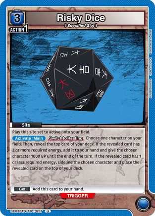 Risky Dice (027) (UE02BT/HTR-1-027) - UE02BT HUNTER X HUNTER