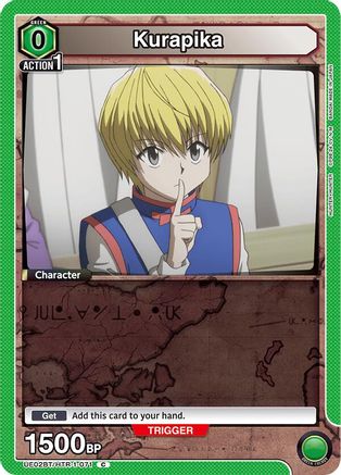 Kurapika (071) (Box Topper Foil) (UE02BT/HTR-1-071) - UE02BT HUNTER X HUNTER Foil