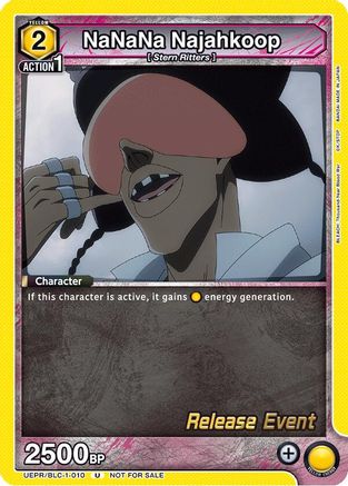 NaNaNa Najahkoop (UEPR/BLC-1-010) - UE01BT BLEACH ThousandYear Blood War Release Event Cards