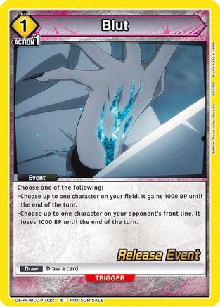 Blut (UEPR/BLC-1-032) - UE01BT BLEACH ThousandYear Blood War Release Event Cards
