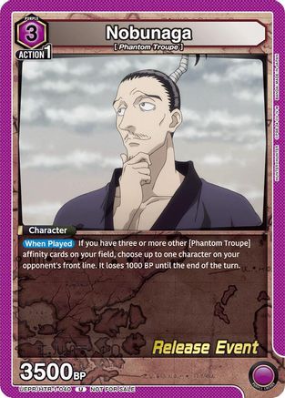Nobunaga (UEPR/HTR-1-040) - UE02BT HUNTER X HUNTER Release Event Cards
