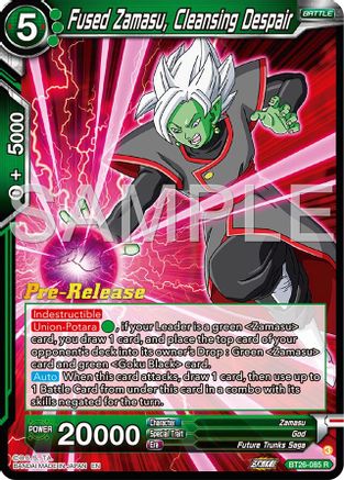 Fused Zamasu, Cleansing Despair (BT26-085) - Ultimate Advent PreRelease Cards