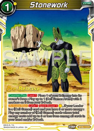 Stonework (BT26-119) - Ultimate Advent PreRelease Cards