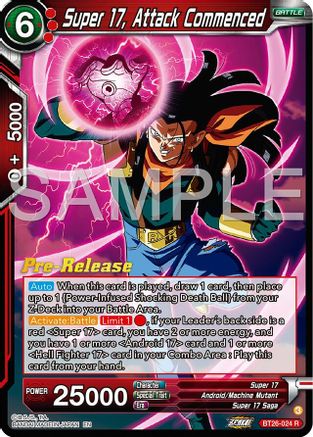 Super 17, Attack Commenced (BT26-024) - Ultimate Advent PreRelease Cards