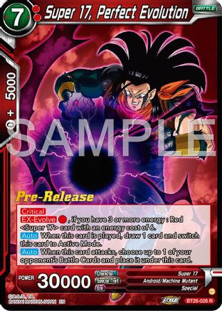 Super 17, Perfect Evolution (BT26-026) - Ultimate Advent PreRelease Cards