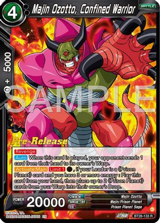 Majin Ozotto, Confined Warrior (BT26-133) - Ultimate Advent PreRelease Cards