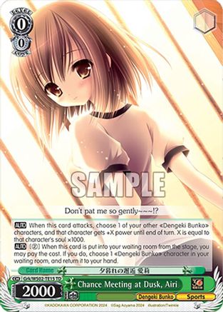 Chance Meeting at Dusk, Airi (Grk/WS02-TE15 TD) - Dengeki Bunko