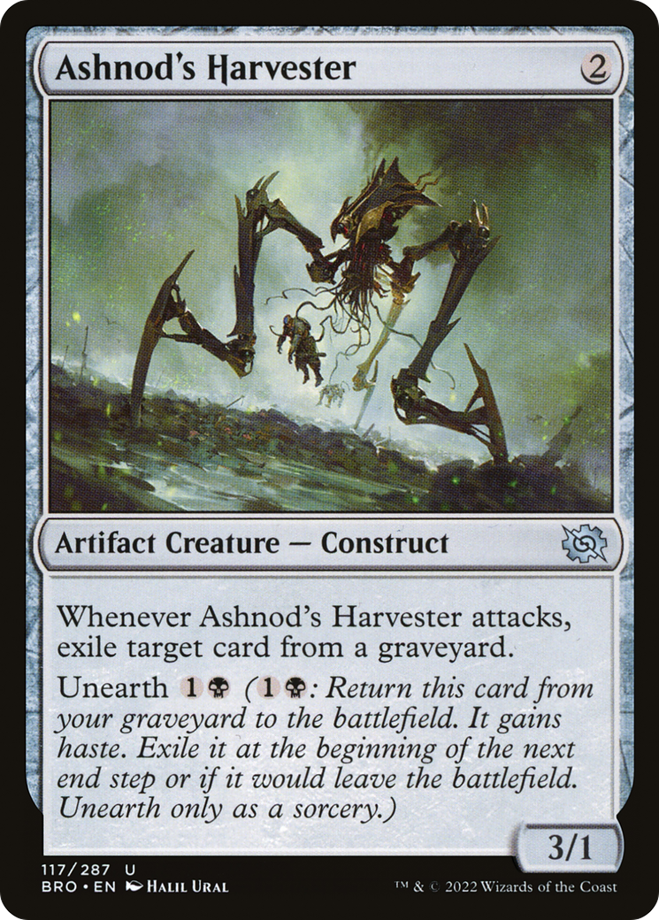 Ashnod's Harvester (BRO-117) - The Brothers' War Foil