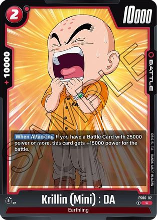 Krillin (Mini) : DA (FS06-02) - Starter Deck 6 Son Goku Mini