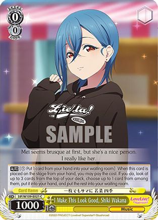I Make This Look Good, Shiki Wakana (SIP/W109-E021 C) - Love Live! School idol festival 2 MIRACLE LIVE!