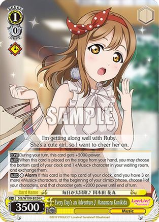 Every Day's an Adventure~ Hanamaru Kunikida (SIS/W109-E024 C) - Love Live! School idol festival 2 MIRACLE LIVE!