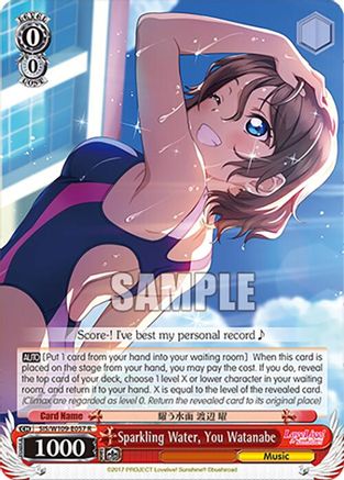 Sparkling Water, You Watanabe (SIS/W109-E057 R) - Love Live! School idol festival 2 MIRACLE LIVE!