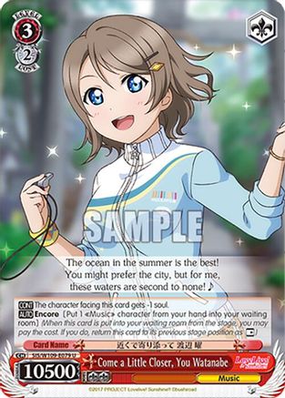 Come a Little Closer, You Watanabe (SIS/W109-E079 U) - Love Live! School idol festival 2 MIRACLE LIVE!