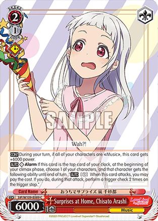 Surprises at Home, Chisato Arashi (SIP/W109-E089 C) - Love Live! School idol festival 2 MIRACLE LIVE!