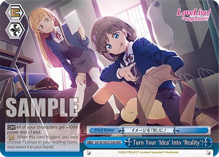 Turn Your 'Idea' Into 'Reality'! (RRR) (SIP/W109-E135R RRR) - Love Live! School idol festival 2 MIRACLE LIVE!