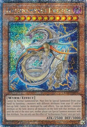 Archnemeses Protos (Quarter Century Secret Rare) (RA03-EN023) - Quarter Century Bonanza 1st Edition