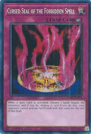 Cursed Seal of the Forbidden Spell (Secret Rare) (RA03-EN076) - Quarter Century Bonanza 1st Edition