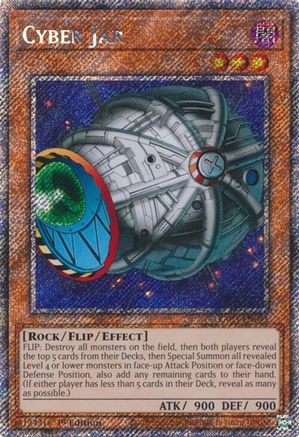 Cyber Jar (Platinum Secret Rare) (RA03-EN095) - Quarter Century Bonanza 1st Edition