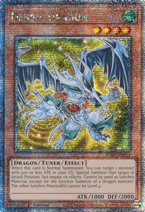 Debris Dragon (Quarter Century Secret Rare) (RA03-EN214) - Quarter Century Bonanza 1st Edition