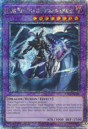Dark Magician the Dragon Knight (Quarter Century Secret Rare) (RA03-EN268) - Quarter Century Bonanza 1st Edition