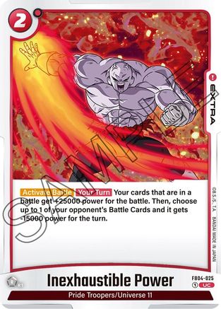 Inexhaustible Power (FB04-025) - Ultra Limit