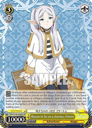 Reason to Go on a Journey, Frieren (SR) (SFN/S108-E009S SR) - Frieren: Beyond Journey’s End