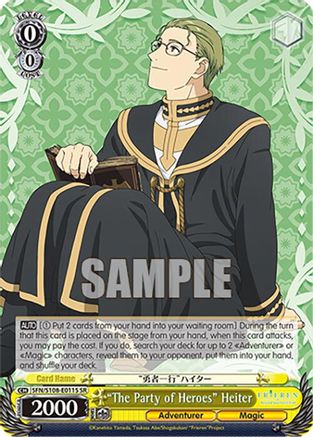 "The Party of Heroes" Heiter (SR) (SFN/S108-E011S SR) - Frieren: Beyond Journey’s End