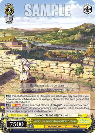 "Journey That Touches People's Hearts" Frieren (SR) (SFN/S108-E018S SR) - Frieren: Beyond Journey’s End