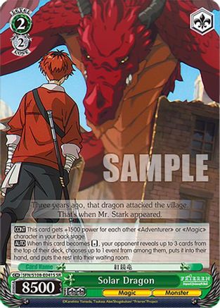 Solar Dragon (SR) (SFN/S108-E041S SR) - Frieren: Beyond Journey’s End