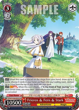 Frieren & Fern & Stark (SR) (SFN/S108-E053S SR) - Frieren: Beyond Journey’s End