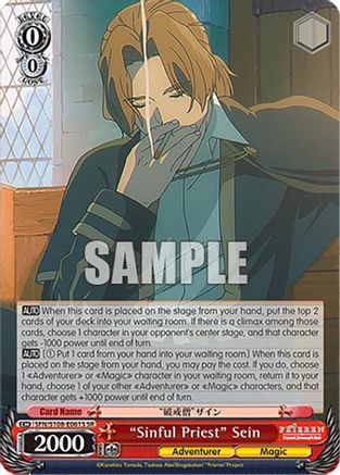 "Sinful Priest" Sein (SR) (SFN/S108-E061S SR) - Frieren: Beyond Journey’s End