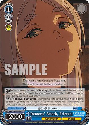 Demons' Attack, Frieren (SR) (SFN/S108-E098S SR) - Frieren: Beyond Journey’s End