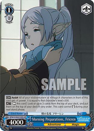 Morning Preparations, Frieren (SR) (SFN/S108-E100S SR) - Frieren: Beyond Journey’s End
