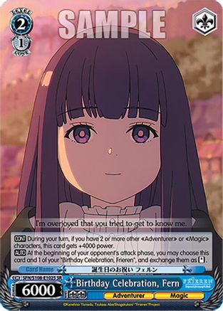 Birthday Celebration, Fern (SR) (SFN/S108-E102S SR) - Frieren: Beyond Journey’s End