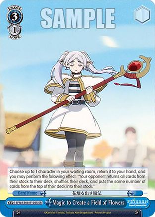 Magic to Create a Field of Flowers (SR) (SFN/S108-E105S SR) - Frieren: Beyond Journey’s End