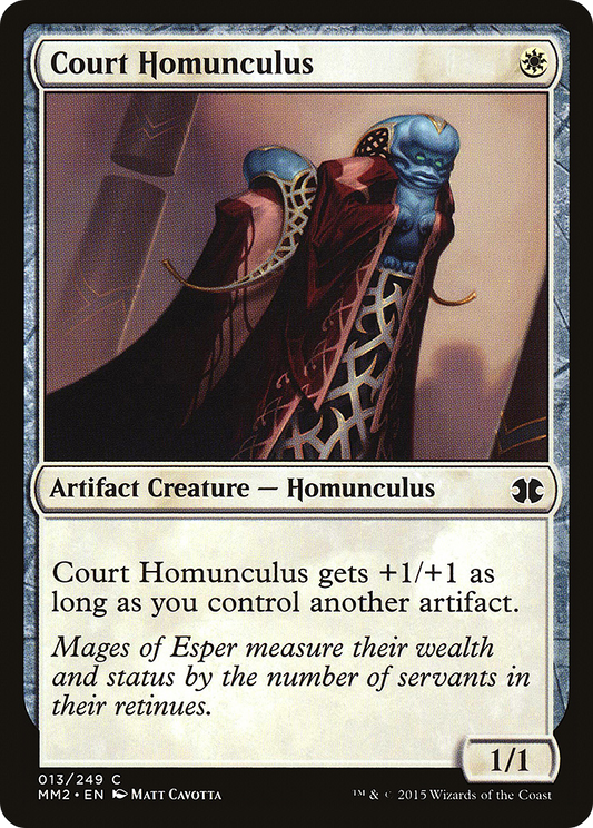 Court Homunculus (MM2-013) - Modern Masters 2015 Foil