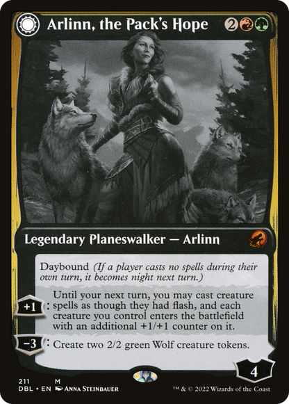 Arlinn, the Pack's Hope (DBL-211) - Innistrad: Double Feature: (Double Faced Transform)