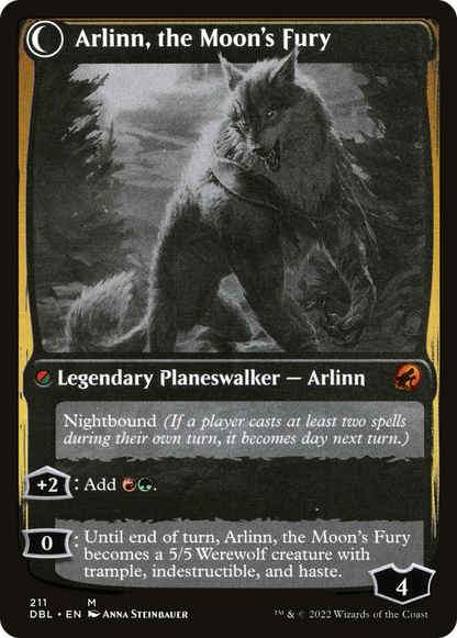 Arlinn, the Pack's Hope (DBL-211) - Innistrad: Double Feature: (Double Faced Transform) Foil