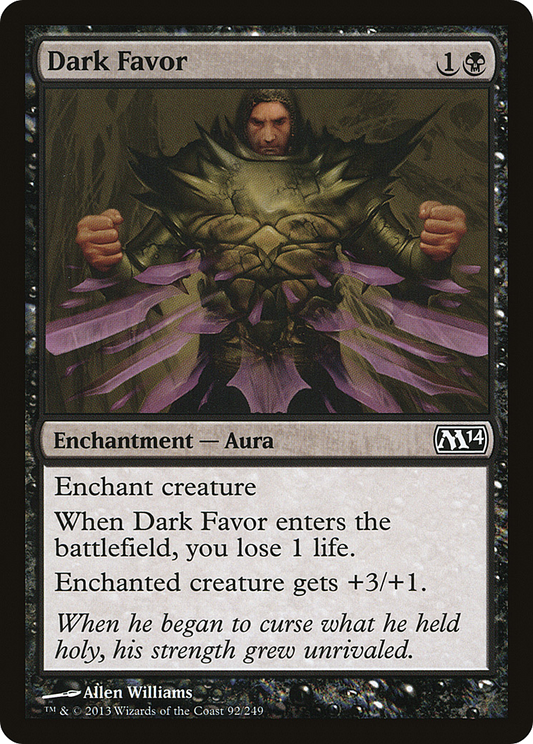 Dark Favor (M14-092) - Magic 2014