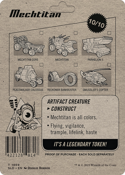 Mechtitan // Mechtitan (SLD-1969) - Secret Lair Drop (Borderless) Foil
