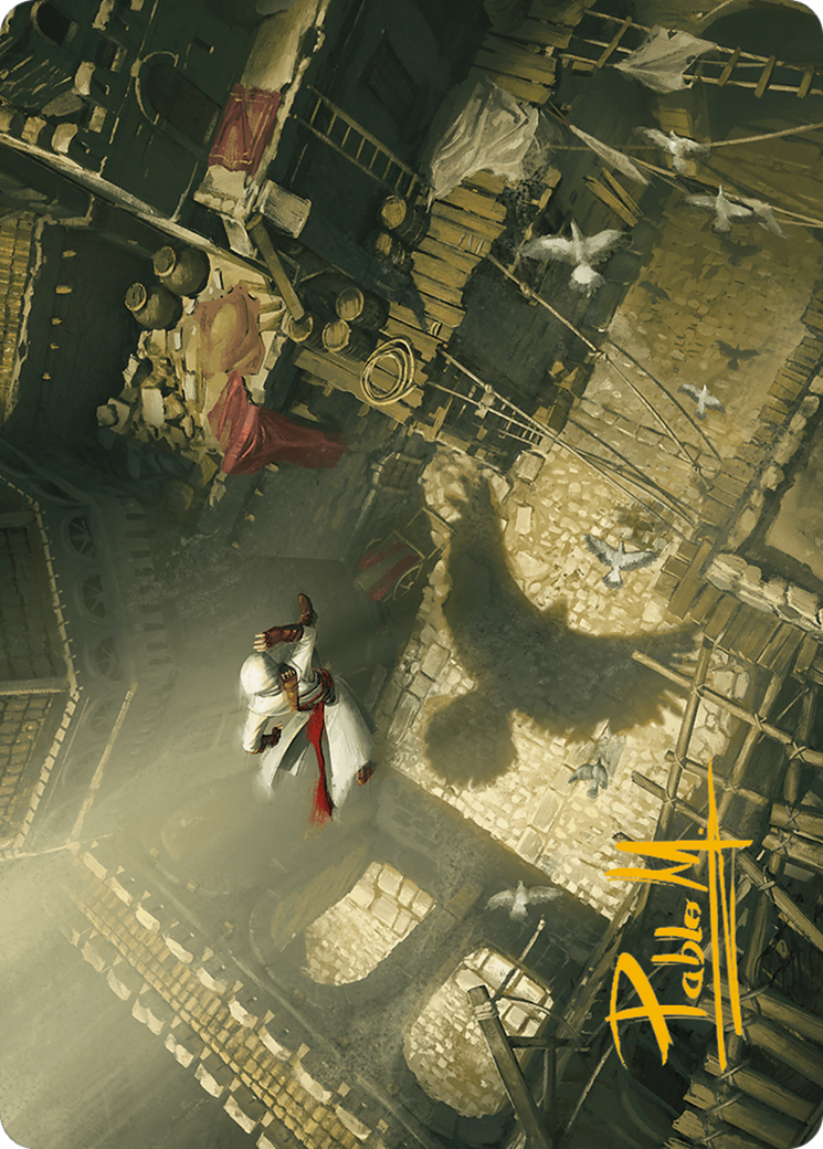 Rooftop Bypass Art Card (Gold-Stamped Signature) (ASACR-020) - Assassin's Creed Art Series (Borderless)