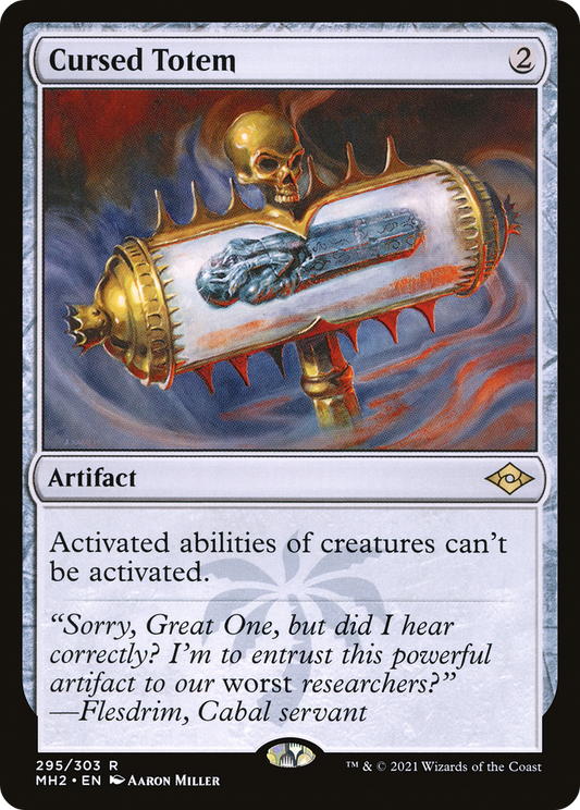 Cursed Totem (MH2-295) - Modern Horizons 2 Foil