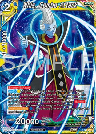 Whis, Combo Attack (P-656) - Tournament Promotion Cards