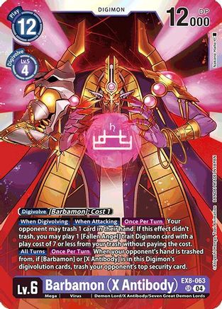 Barbamon (X Antibody) (EX8-063) - Chain of Liberation Foil