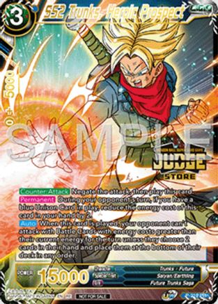 SS2 Trunks, Heroic Prospect (Judge Pack Vol.16) (Store) (P-219) - Judge Promotion Cards Foil